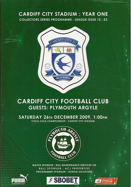 Cardiff City FC v Plymouth Argyle FC